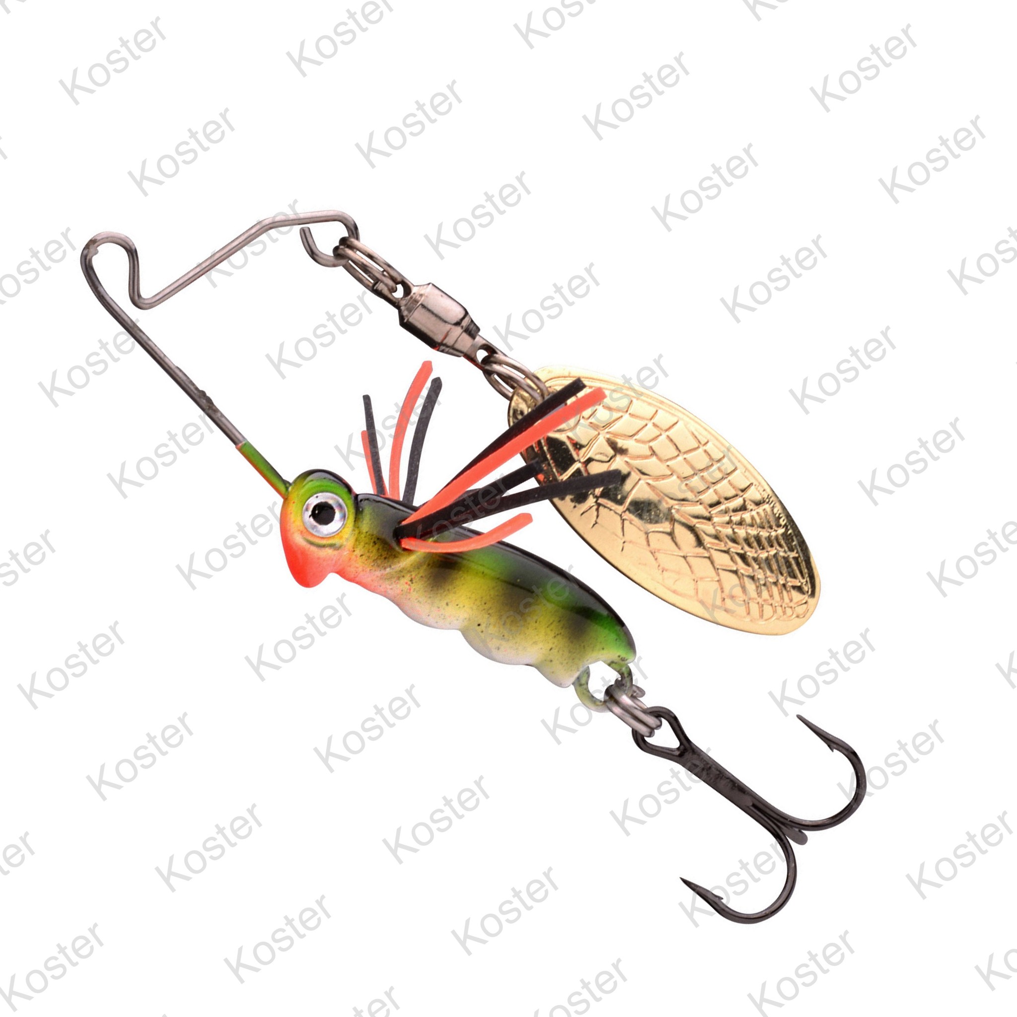 Larva Spinnerbait 7gr - Kleur: Chrome Blue, Gewicht: 7 gram - Afbeelding 5