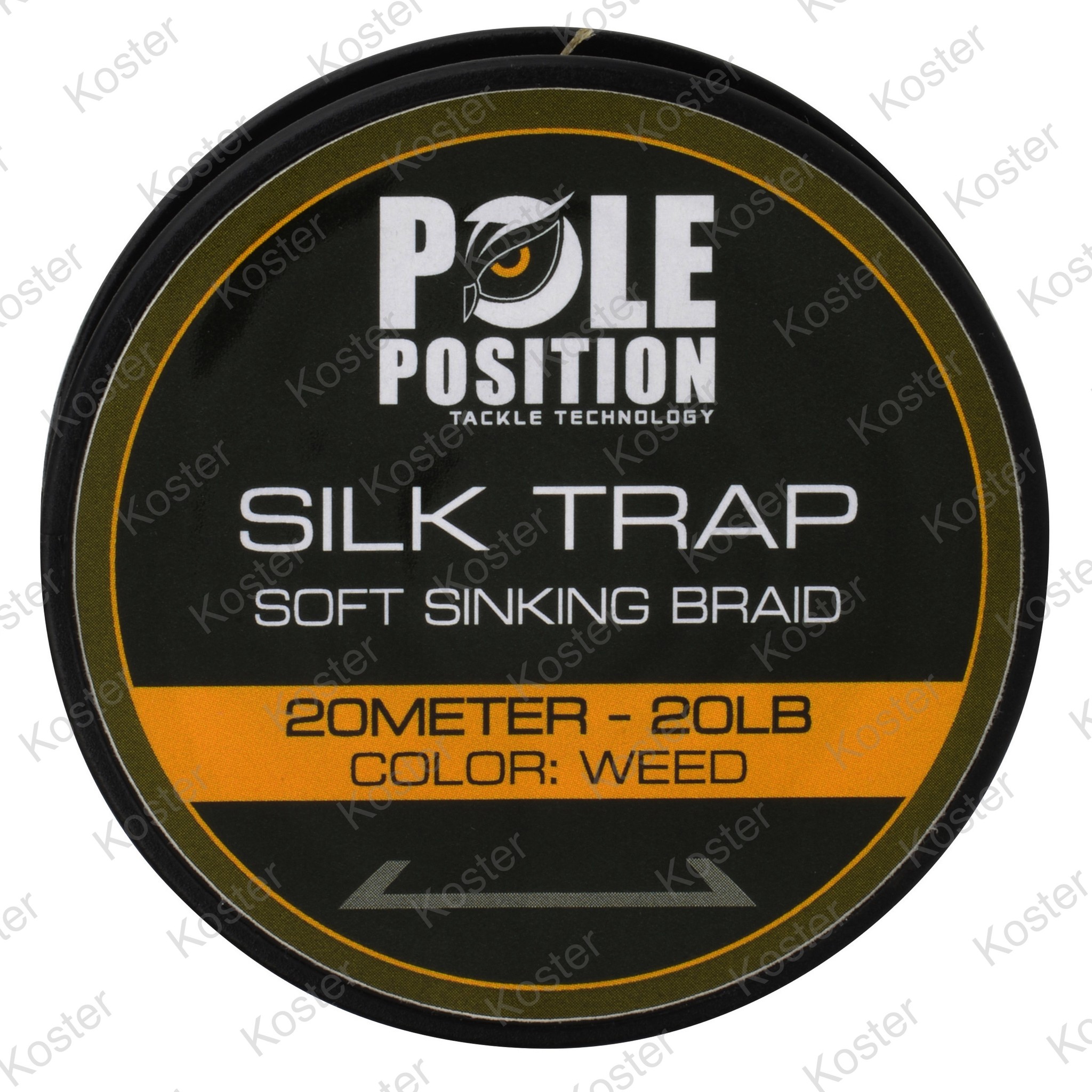 Pole Position Silk Trap Sinking Braid - Kleur: Weed 20 lb - Afbeelding 3