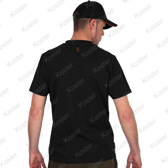 Collection T-Shirt Black/Orange - Maat: M - Afbeelding 3