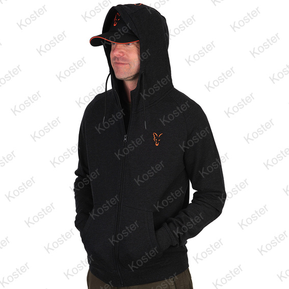 Collection LW Hoody Black/Orange - Maat: L - Afbeelding 3