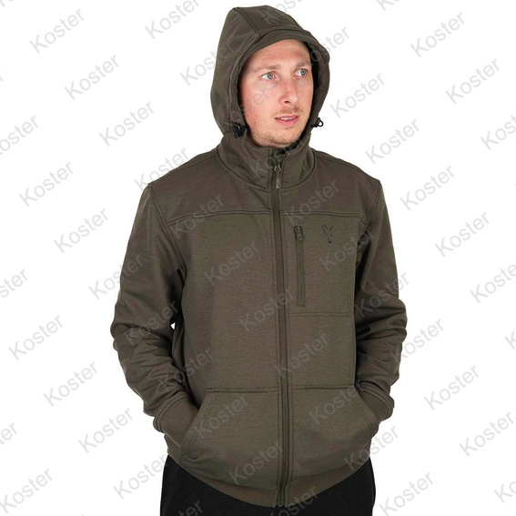 Collection Soft Shell Jacket Green/Black - Maat: Large - Afbeelding 4