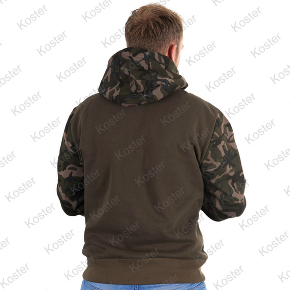 Hoody Khaki/Camo - Maat: XXL - Afbeelding 3