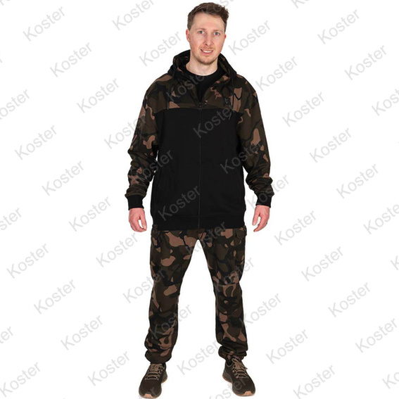 LW Black / Camo Split Zip Hoody - Maat: Medium - Afbeelding 3
