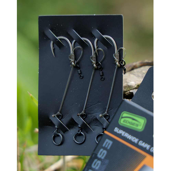Edges Chod Rigs Superwide Gape Out-Turned 3x - Maat: 4 - Afbeelding 3
