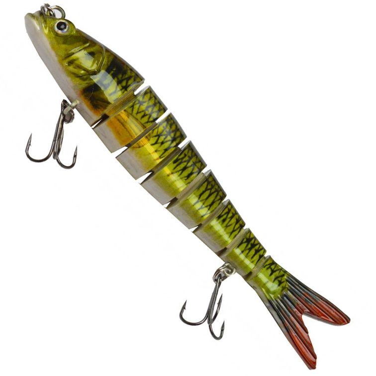 Nature 8 Sections Minnow 14cm. 23gr. S. / Perch - Afbeelding 3