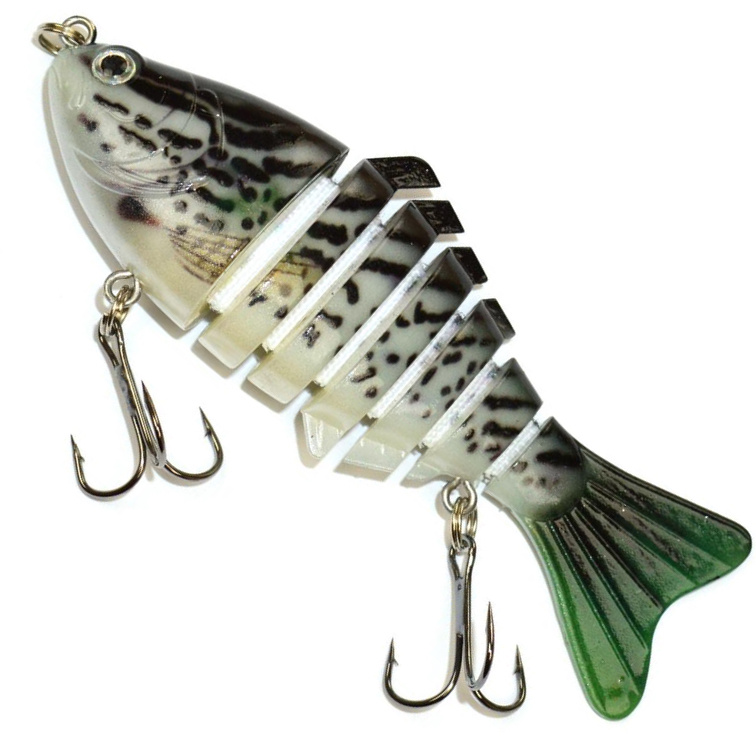 Nature 7 Sections Swimbait 10cm. 15gr. S. / Rainbow Trout - Afbeelding 3
