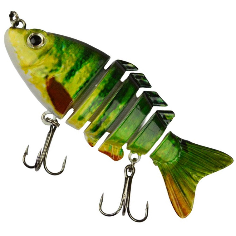 Nature 6 Sections Swimbait 8cm. 13gr. S. / Bass - Afbeelding 3