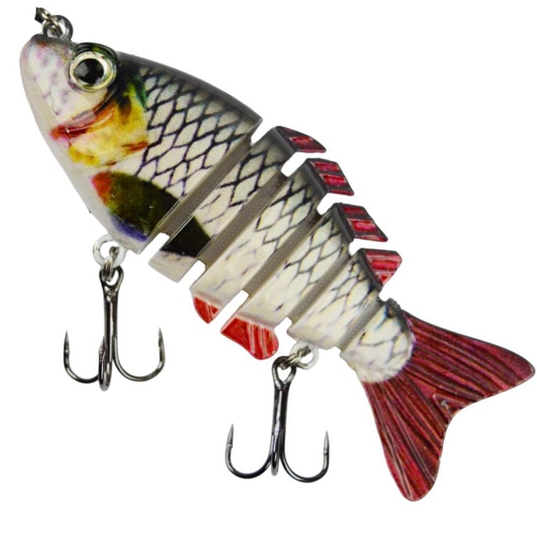 Nature 6 Sections Swimbait 8cm. 13gr. S. / Rainbow Trout - Afbeelding 3