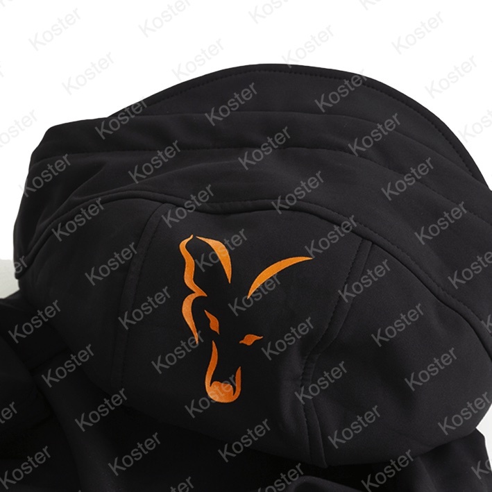 Black/Orange Shell Hoody Small - Maat: Small - Afbeelding 5