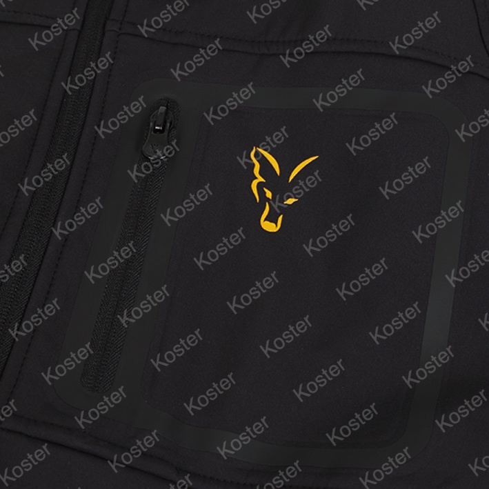 Black/Orange Shell Hoody Small - Maat: Small - Afbeelding 3
