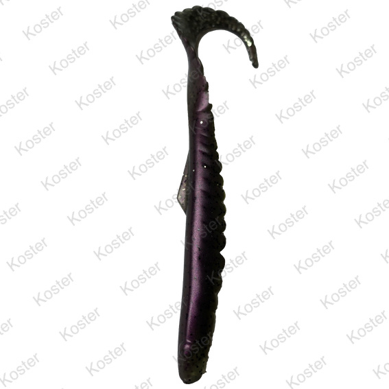 Gator Shad/Swister (Zeebaars) Paars parelmoer Glitter - Afbeelding 3