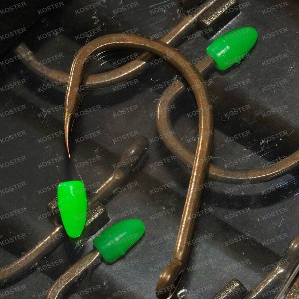 Kaptor Kurv Shank Barbless - Kleur: Weedy Green, Haakmaat: 12 - Afbeelding 4